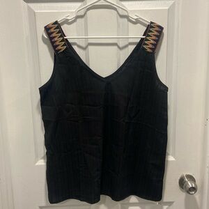 NWT Cupshe Black Tank Top Size Large